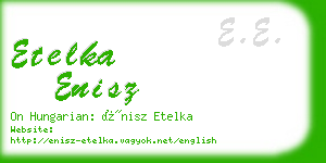 etelka enisz business card